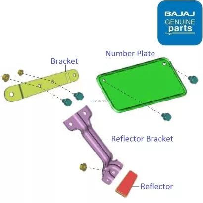 Pulsar rs 200 holder bracket clearance