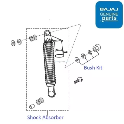 Pulsar 220 rear suspension best sale price