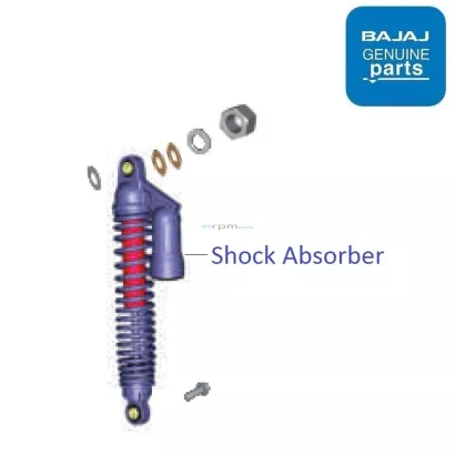 Bajaj v15 hotsell back shocker price