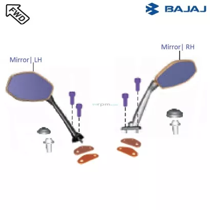 pulsar 220 mirror buy online