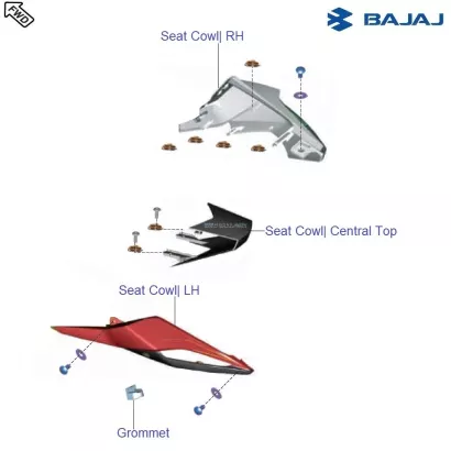 pulsar rs 200 back mudguard price
