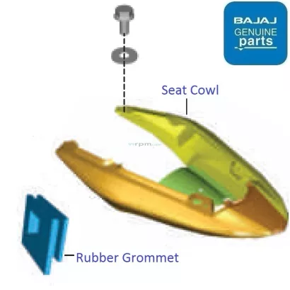 Bajaj Pulsar 135LS UG BS4 DTSi Seat Cowl