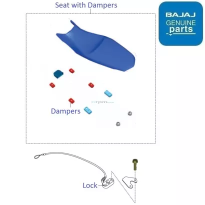 Pulsar 135 2025 ls seat cover