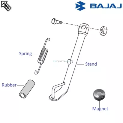 Bajaj Pulsar 220F DTSi Side Stand