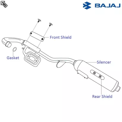 Pulsar 220 new silencer clearance price