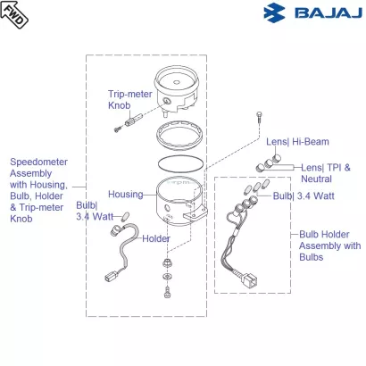 Bajaj avenger hotsell 220 speedometer price