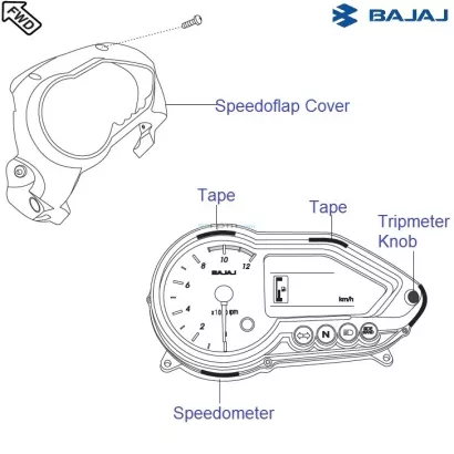 Bajaj Pulsar 150 Ug4 Dts I Speedometer
