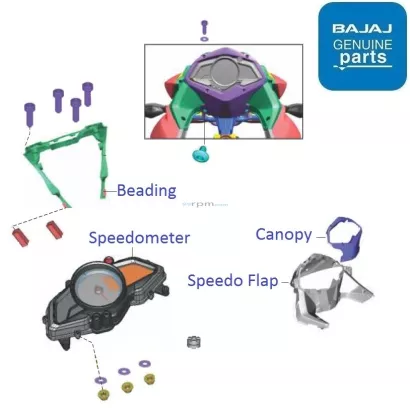 pulsar 150 speedometer