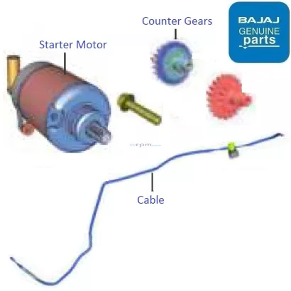 pulsar starter motor price