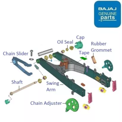Ns200 hot sale swing arm