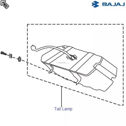 Pulsar 150 hotsell tail light