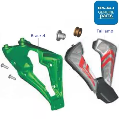 Bajaj pulsar rs 200 tail light price best sale