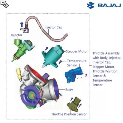 Pulsar rs 200 fuel injector price deals
