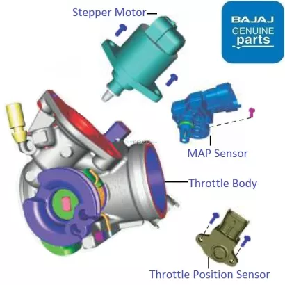 Pulsar rs 200 new arrivals throttle body price
