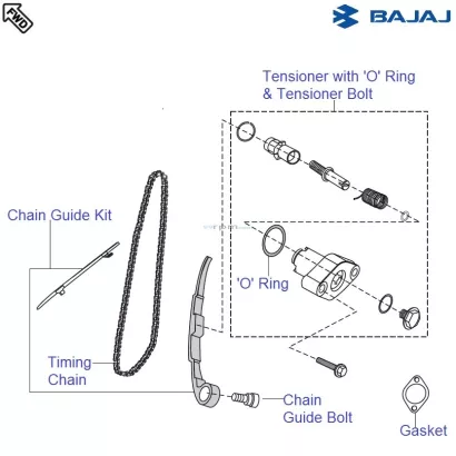 Bajaj avenger 150 on sale timing chain price