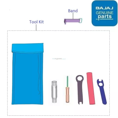 Bajaj pulsar on sale tool kit price