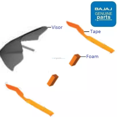 Bajaj pulsar 135 visor price on sale