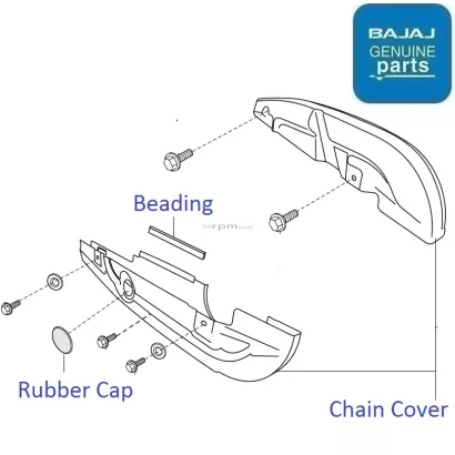 Bajaj XCD 125 Chain Guard