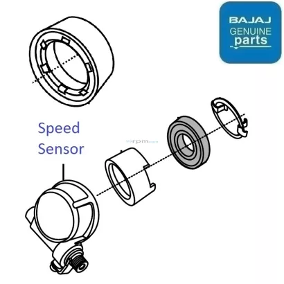 Bajaj XCD 135 Speed Sensor