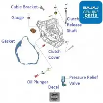 pulsar 180 clutch cover price