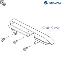 Chain Cover Transmission Bajaj Parts