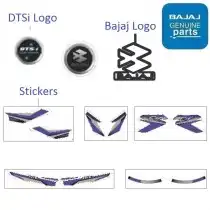 Logos and Decals Bajaj Parts
