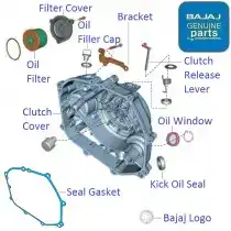 Pulsar 150 clutch cover price on sale