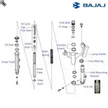 Pulsar 220 front suspension price store
