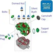 Bajaj Pulsar 150 BS4 Head Cover