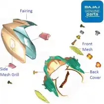 Headlamp Fairing Body Fairing Covers Bajaj Parts