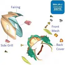 pulsar 150 front fairing