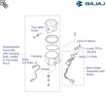 bajaj avenger 220 speedometer
