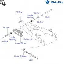 Swing Arm Suspension Bajaj Parts